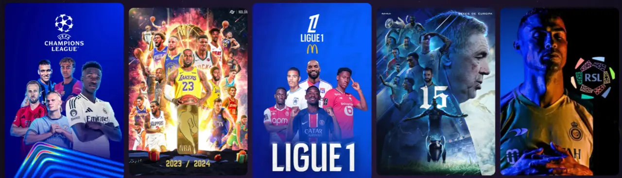 Champions League, NBA, Ligue 1 and more live sports on premium IPTV